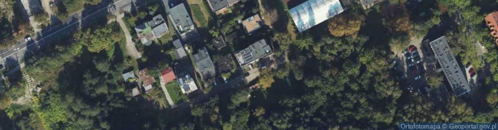 Zdjęcie satelitarne Źródlana ul.