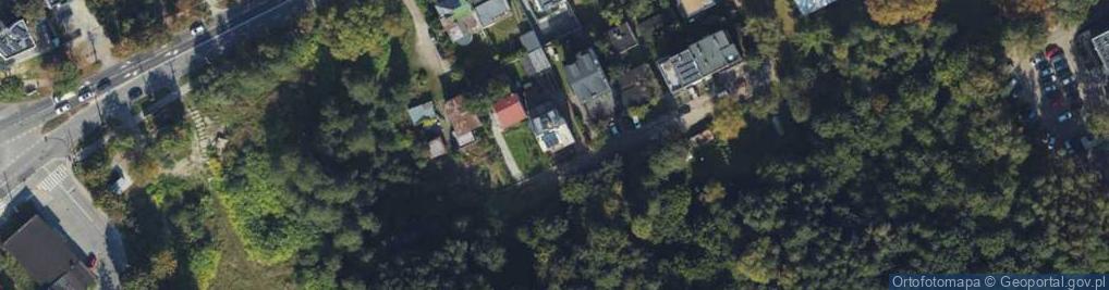 Zdjęcie satelitarne Źródlana ul.