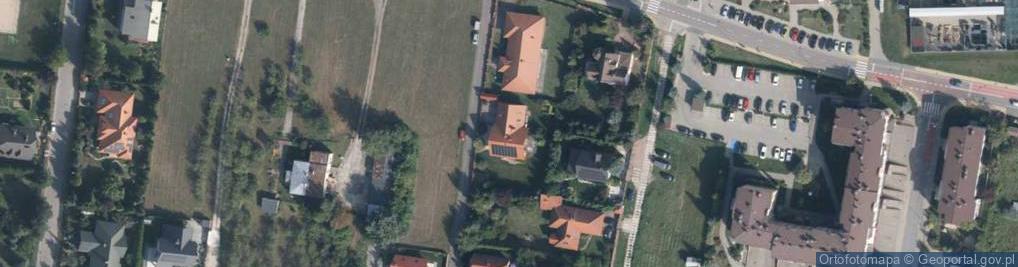 Zdjęcie satelitarne Źródlana ul.
