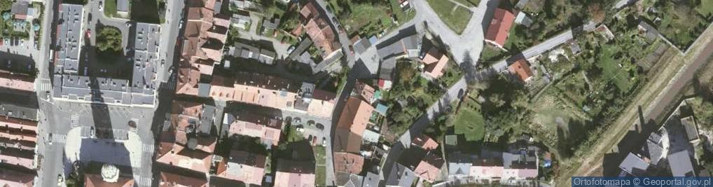 Zdjęcie satelitarne Źródlana ul.