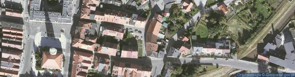Zdjęcie satelitarne Źródlana ul.