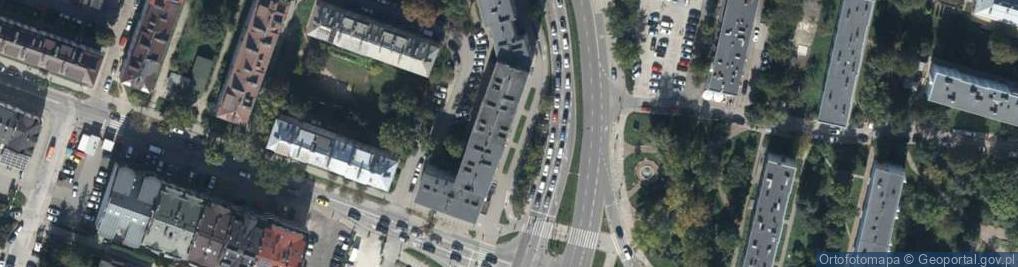 Zdjęcie satelitarne Źródłowa ul.