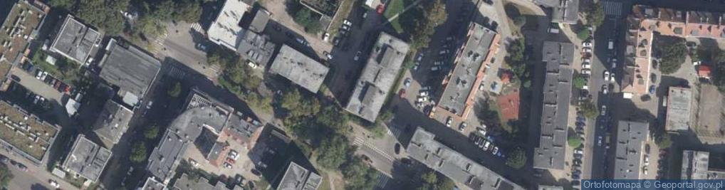 Zdjęcie satelitarne Źródlana ul.
