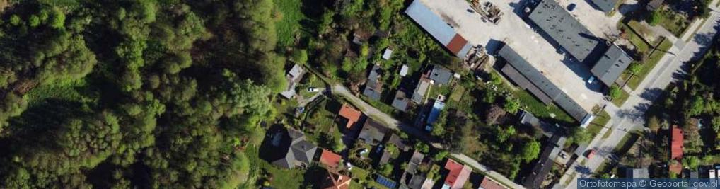 Zdjęcie satelitarne Źródlana ul.