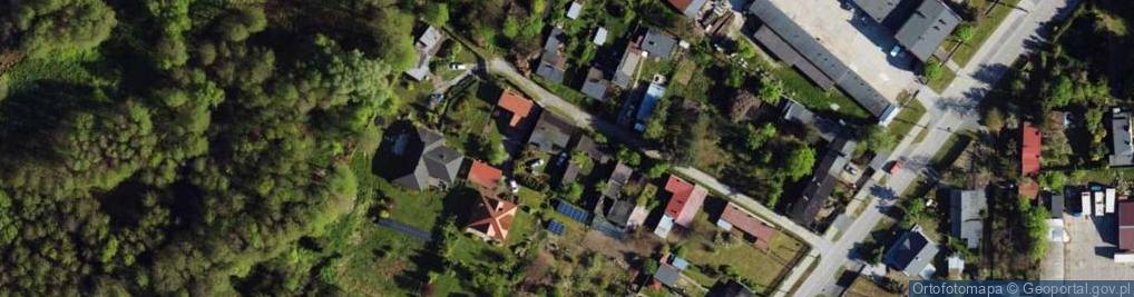 Zdjęcie satelitarne Źródlana ul.