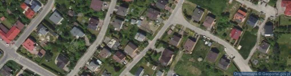 Zdjęcie satelitarne Źródlana ul.