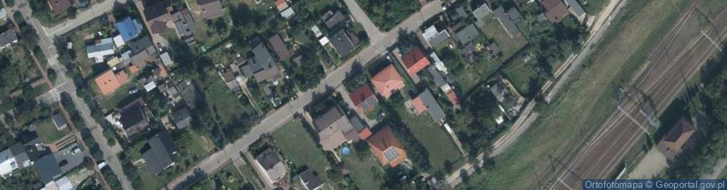Zdjęcie satelitarne Źródlana ul.