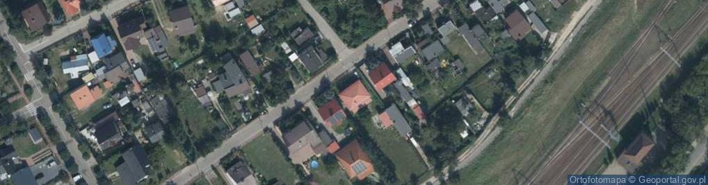Zdjęcie satelitarne Źródlana ul.