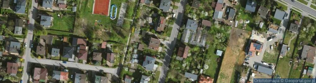 Zdjęcie satelitarne Źródlana ul.