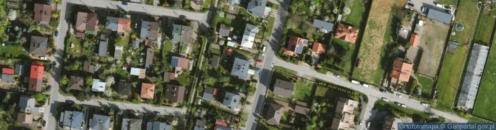 Zdjęcie satelitarne Źródlana ul.
