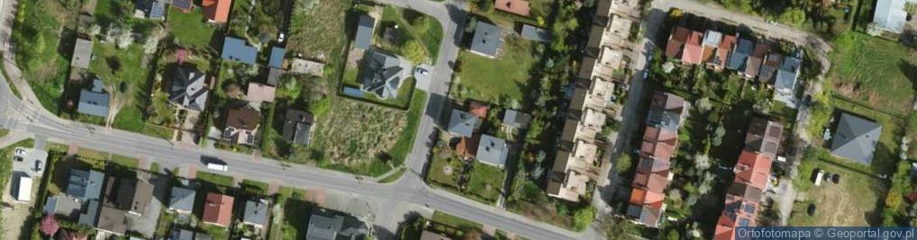 Zdjęcie satelitarne Źródlana ul.
