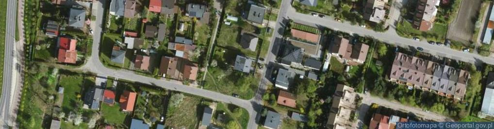 Zdjęcie satelitarne Źródlana ul.