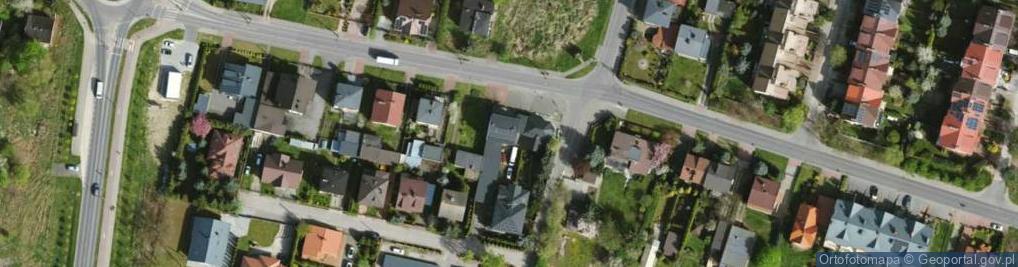 Zdjęcie satelitarne Źródlana ul.