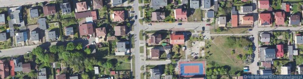 Zdjęcie satelitarne Źródlana ul.