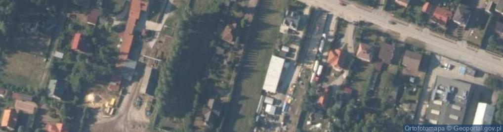 Zdjęcie satelitarne Źródlana ul.
