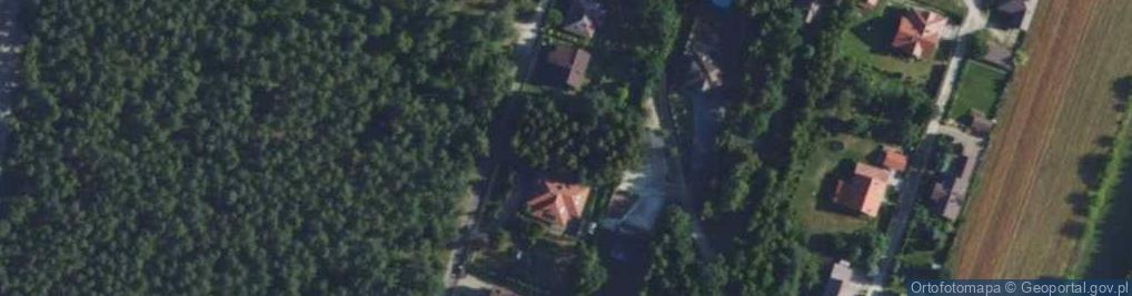 Zdjęcie satelitarne Źródlana ul.