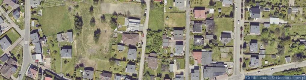 Zdjęcie satelitarne Źródlana ul.