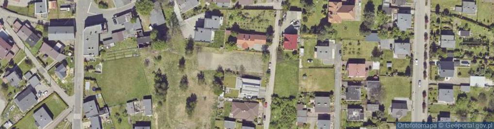 Zdjęcie satelitarne Źródlana ul.
