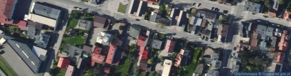 Zdjęcie satelitarne Źródlana ul.
