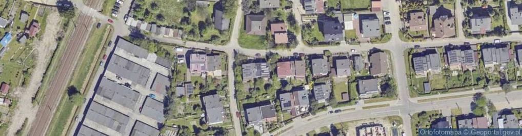 Zdjęcie satelitarne Zrębowa ul.