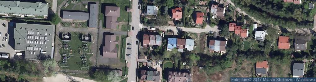 Zdjęcie satelitarne Źródlana ul.
