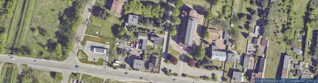 Zdjęcie satelitarne Źrałków ul.