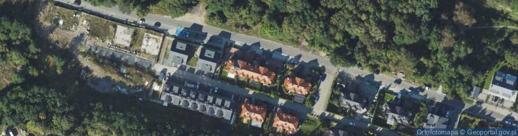 Zdjęcie satelitarne Źródlana ul.