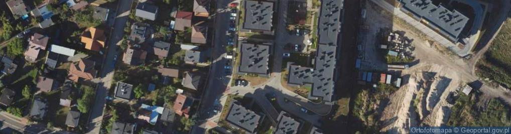 Zdjęcie satelitarne Żubrów ul.