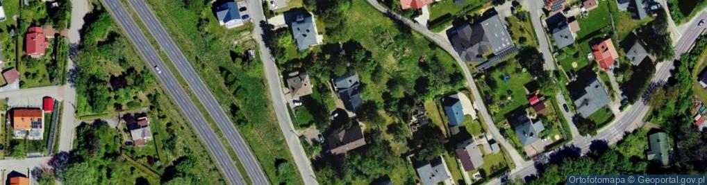Zdjęcie satelitarne Zuchów ul.