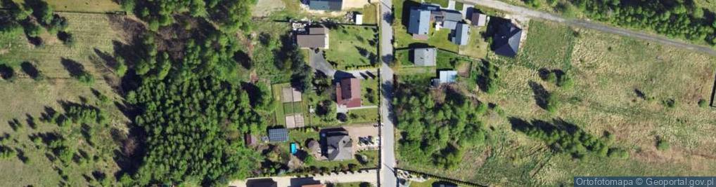 Zdjęcie satelitarne Zuchów ul.