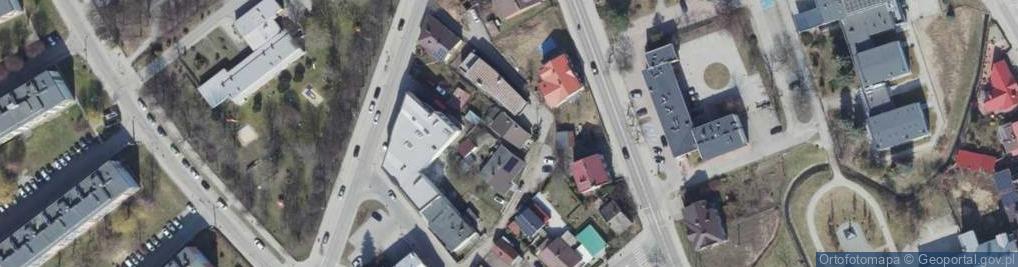 Zdjęcie satelitarne Żuławskiego ul.