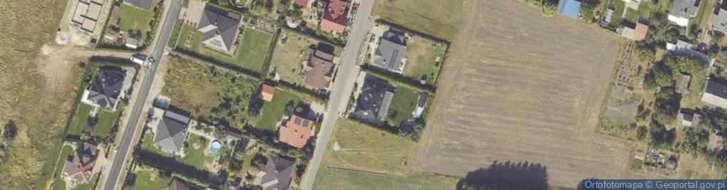 Zdjęcie satelitarne Zuchów ul.