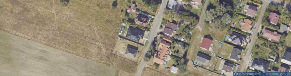 Zdjęcie satelitarne Zuchów ul.