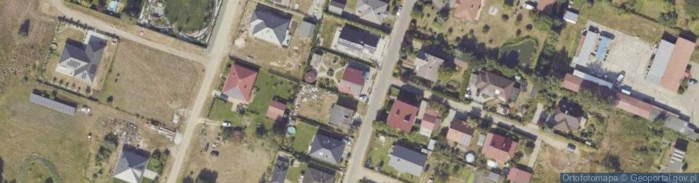 Zdjęcie satelitarne Zuchów ul.