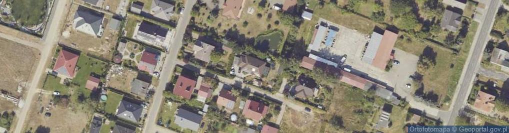 Zdjęcie satelitarne Zuchów ul.