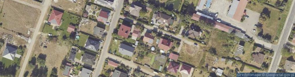 Zdjęcie satelitarne Zuchów ul.
