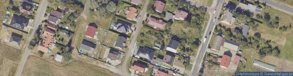 Zdjęcie satelitarne Zuchów ul.