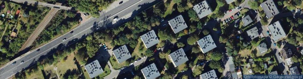 Zdjęcie satelitarne Żurawia ul.