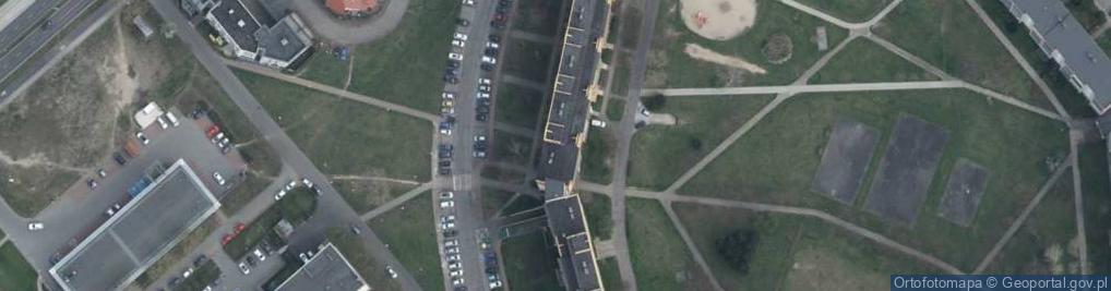 Zdjęcie satelitarne Żurawia ul.