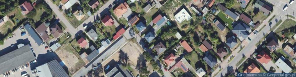 Zdjęcie satelitarne Zuchów ul.