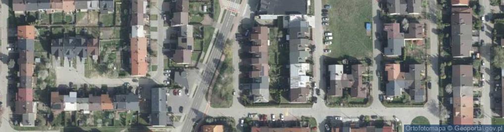Zdjęcie satelitarne Zuchów ul.