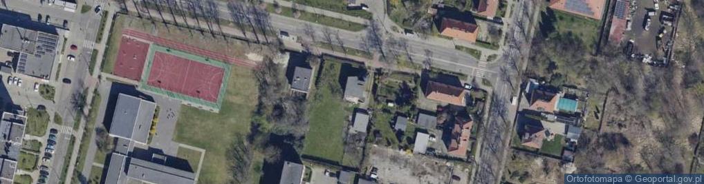 Zdjęcie satelitarne Żwirki i Wigury ul.
