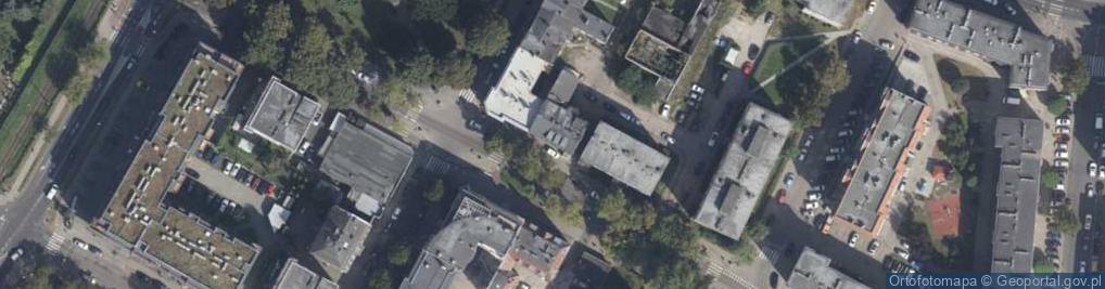 Zdjęcie satelitarne Zwycięzców ul.