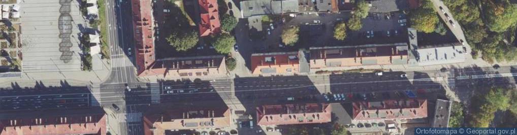 Zdjęcie satelitarne Zwycięstwa ul.