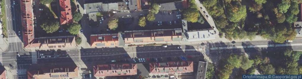Zdjęcie satelitarne Zwycięstwa ul.