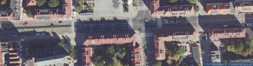 Zdjęcie satelitarne Zwycięstwa ul.