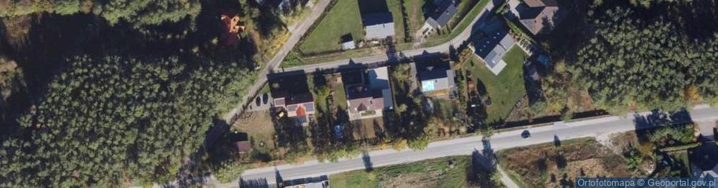 Zdjęcie satelitarne Żwirka i Muchomorka ul.