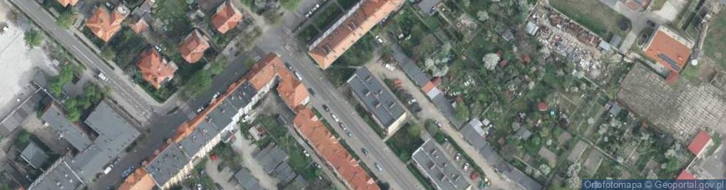 Zdjęcie satelitarne Zwycięstwa ul.