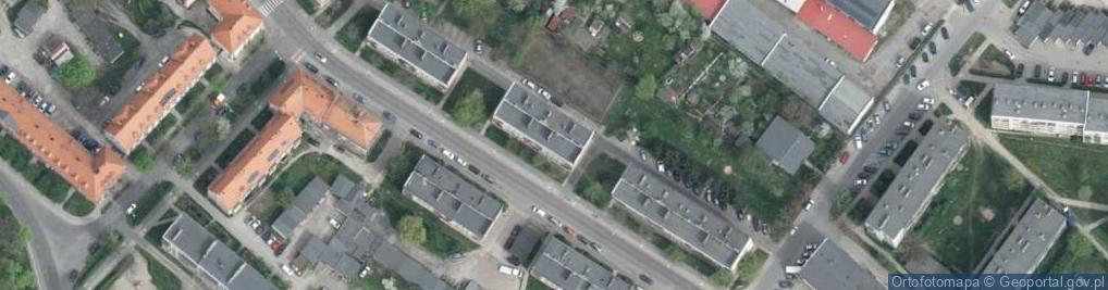 Zdjęcie satelitarne Zwycięstwa ul.