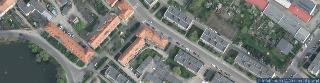 Zdjęcie satelitarne Zwycięstwa ul.